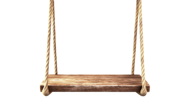 Swing, isolated on transparent background
