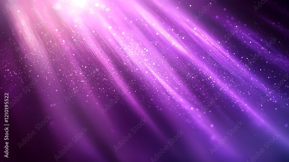 Poster purple blurred background with gradient light rays and gentle shadow play adding depth and elegance to the scene  This vibrant and ethereal image evokes a sense of mystery and magic