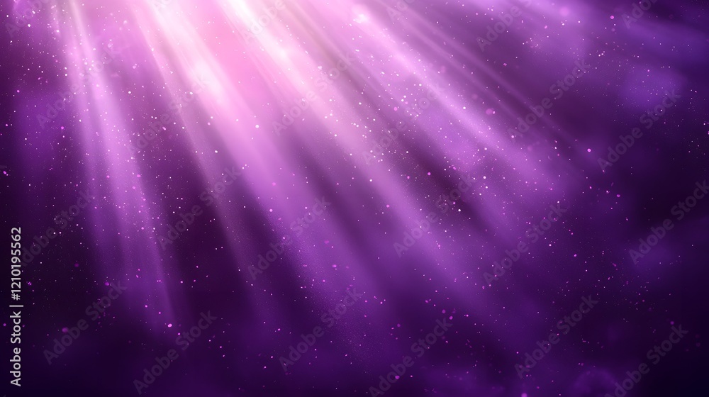 Poster purple blurred background with gradient light rays and gentle shadow play adding depth and elegance 