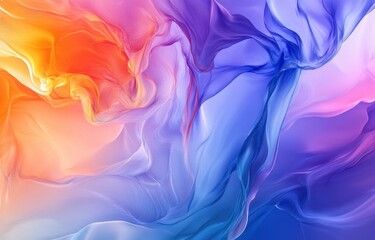 Fluid Color Swirls: An Abstract Dreamscape of Hues