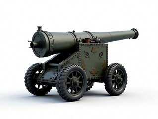 WWI Air Defense Cannon - Powerful Artillery Piece