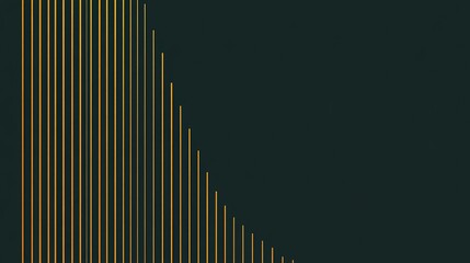 Fototapeta premium Abstract Gold Lines Dark Background Modern Art Print