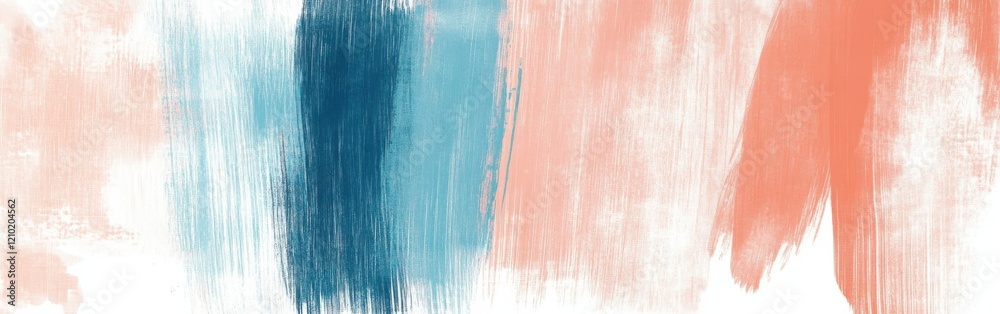 Aufkleber soft pastel strokes blend gently together, creating a calming abstract background in serene colors
