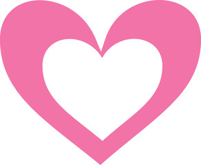 pink valentine's day heart love symbol