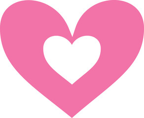 pink valentine's day heart love symbol