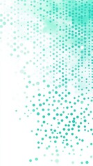 Pastel mint green halftone dots create a serene gradient effect on a soft background perfect for design or decoration