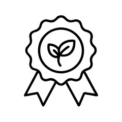 esg badge icon, esg badge line art - simple line art of esg badge, perfect for esg badge logos and icons