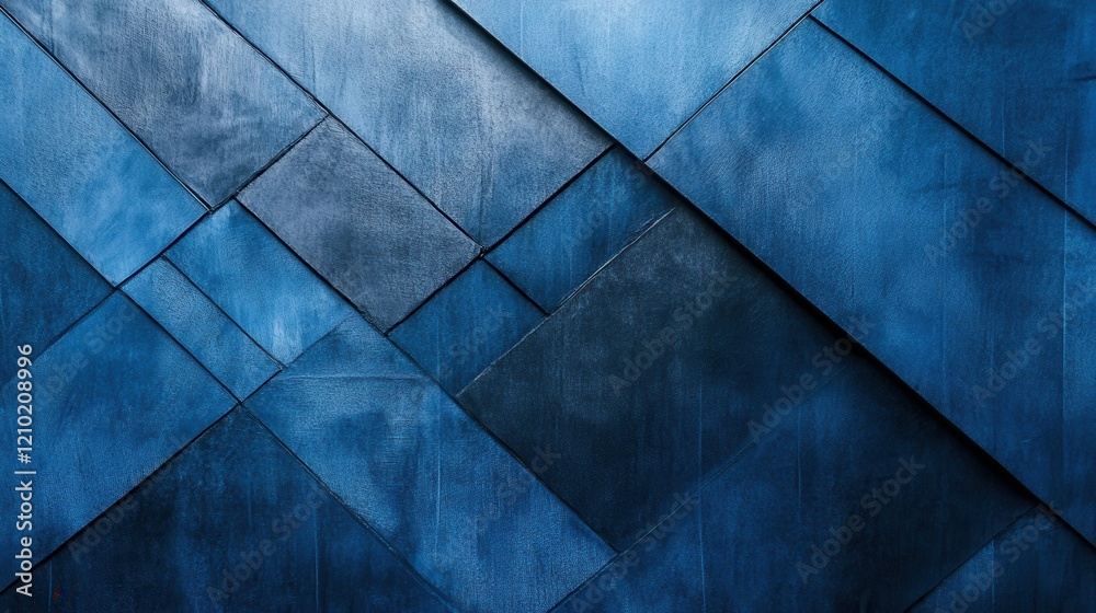 Poster Elegant gradient of muted blue pencil strokes creating a calming visual texture on a structured surface