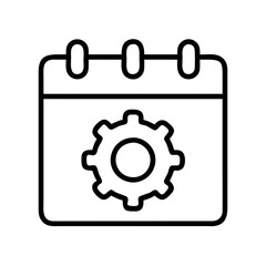 Obraz premium event management icon, event management line art - simple line art of event management, perfect for event management logos and icons