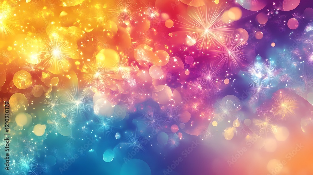 Poster vibrant and captivating background featuring a dynamic display of colorful gradients abstract cheerf