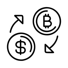 exchange policy icon, exchange policy line art - simple line art of exchange policy, perfect for exchange policy logos and icons