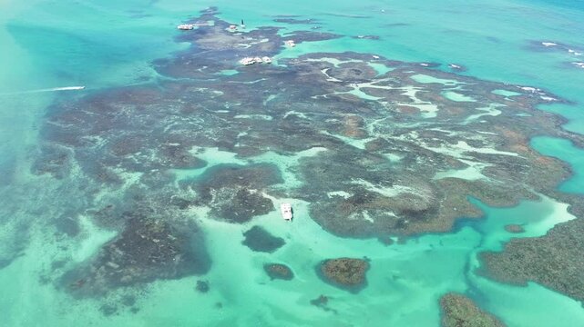 PRAIA NO NORDESTE MUITO LINDA E AZUL, UM VERDADEIRO PARAISO  (A VERY BEAUTIFUL AND BLUE BEACH IN THE NORTHEAST, A TRUE PARADISE)