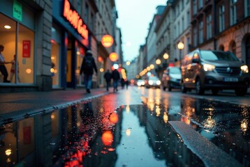 Fototapeta premium Cologne Street Photography - Rolltor Color Key 1