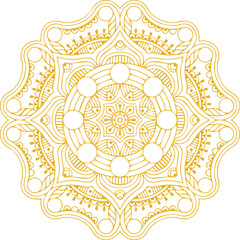 Beautiful flower art and mandala vector design