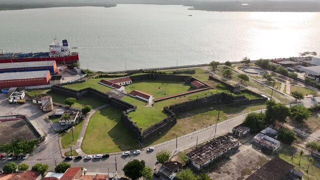 Cabedelo, near Jo&atilde;o Pessoa, Para&iacute;ba, Brazil in. Fortress of Santa Catarina. (Cabedelo, pr&oacute;ximo a Jo&atilde;o Pessoa, Para&iacute;ba, Brasil. Fortaleza de Santa Catarina.)