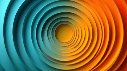 Obraz premium Abstract Colorful Circles Background with Gradient Texture