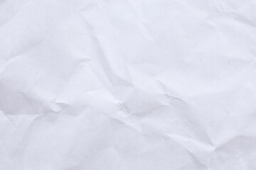 white crumpled paper texture background