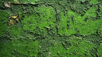 Green textured wall, outdoor, grunge background, design element