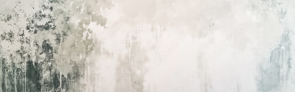 Poster Elegant white canvas with subtle textures and soft tones creating a tranquil atmosphere in the space