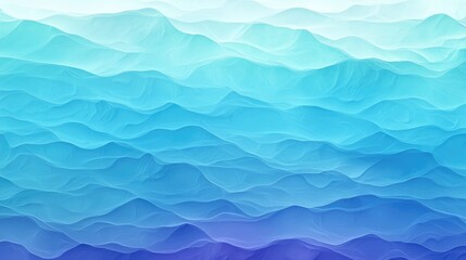 Obraz premium Seamless gradient of blue ocean waters from ultramarine to cyan, with subtle wave textures.