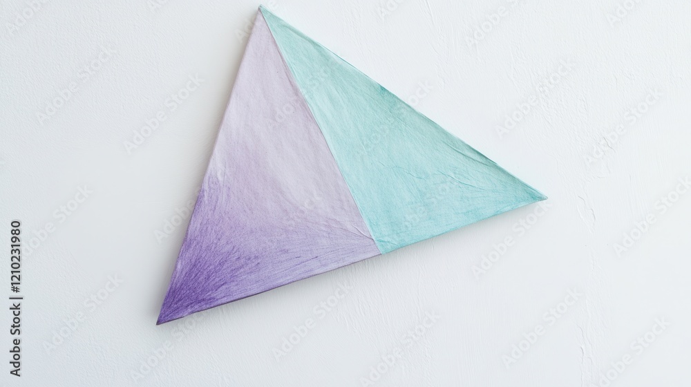 Poster pencil placed on a clean white background showcasing simplicity and minimalism in artistic expressio