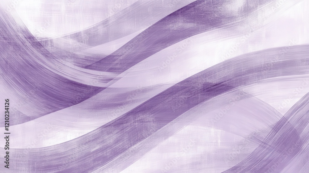 Poster abstract pencil strokes create a serene design in muted tones, evoking calmness and creativity in an
