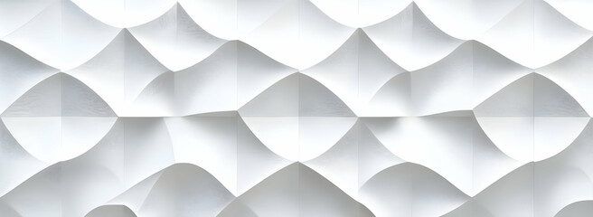 White geometric background with a three-dimensional texture