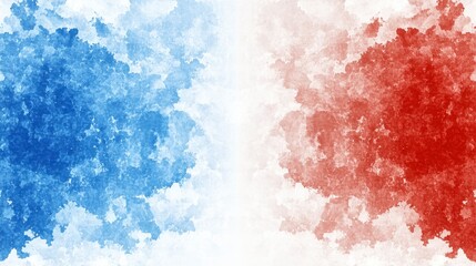 Obraz premium Abstract Blue and Red Watercolor Texture Background Grunge Style Design High Resolution Image