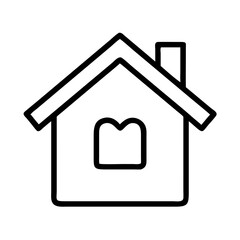 housing icon, housing line art - simple line art of housing, perfect for housing logos and icons