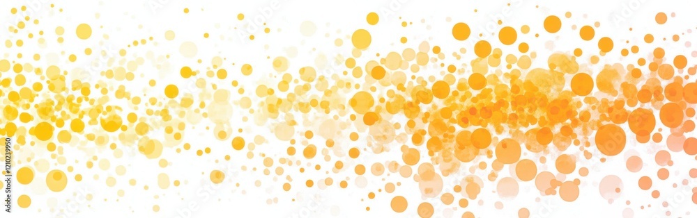 Leinwandbilder radiant halftone effect with vibrant shades of orange and yellow creating a dynamic visual experienc