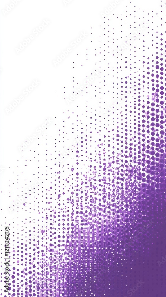 Leinwandbilder halftone pattern design featuring a lavender color gradient transitioning smoothly across the canvas