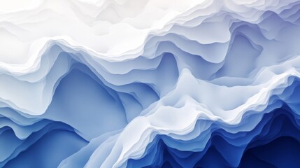 Obraz premium Abstract Blue Wave Texture Background