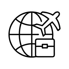 international freight icon, international freight line art - simple line art of international freight, perfect for international freight logos and icons