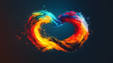 Vector multi color icon for certainly