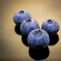 Fresh blueberry. Texture blueberry berries close up, macro shot.