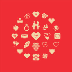 Love Icons Collection for Valentines Day