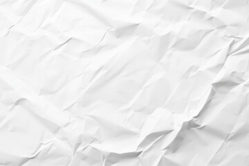 White paper texture background white crumpled surface