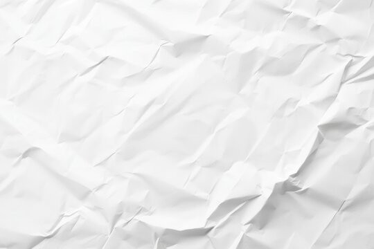 White paper texture background white crumpled surface - Powered by Adobe