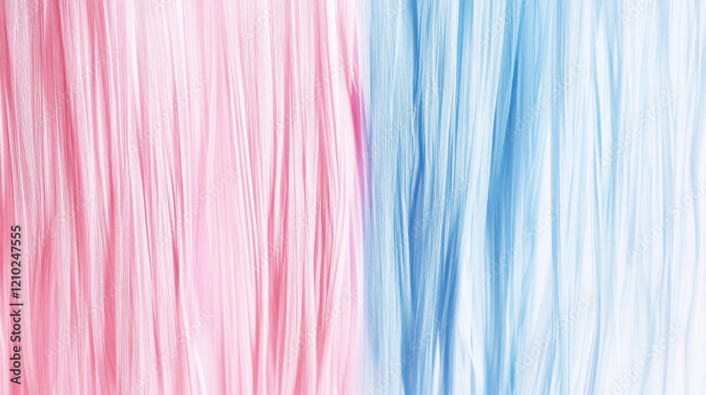 Poster soft pastel pencil strokes create a gradient of pink and blue in delicate hues over a smooth surface