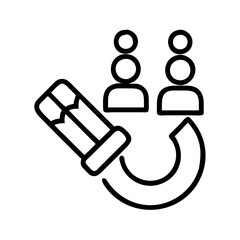 lead generation icon, lead generation line art - simple line art of lead generation, perfect for lead generation logos and icons