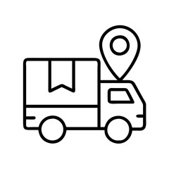 local delivery icon, local delivery line art - simple line art of local delivery, perfect for local delivery logos and icons
