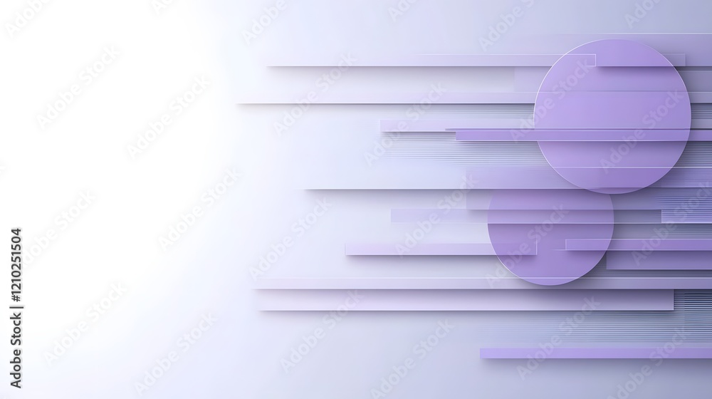 Fototapete Blurred abstract background in soothing shades of purple with gradient light rays and subtle shadow play creating a modern minimalist and serene aesthetic