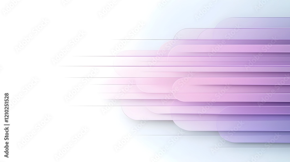 Fototapete blurred abstract background in soothing shades of purple with gradient light rays and subtle shadow 