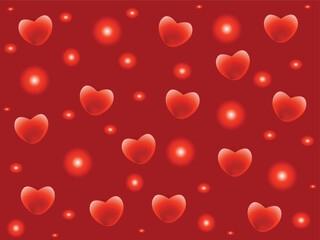 Obraz premium Love from heart in Valentine's Day