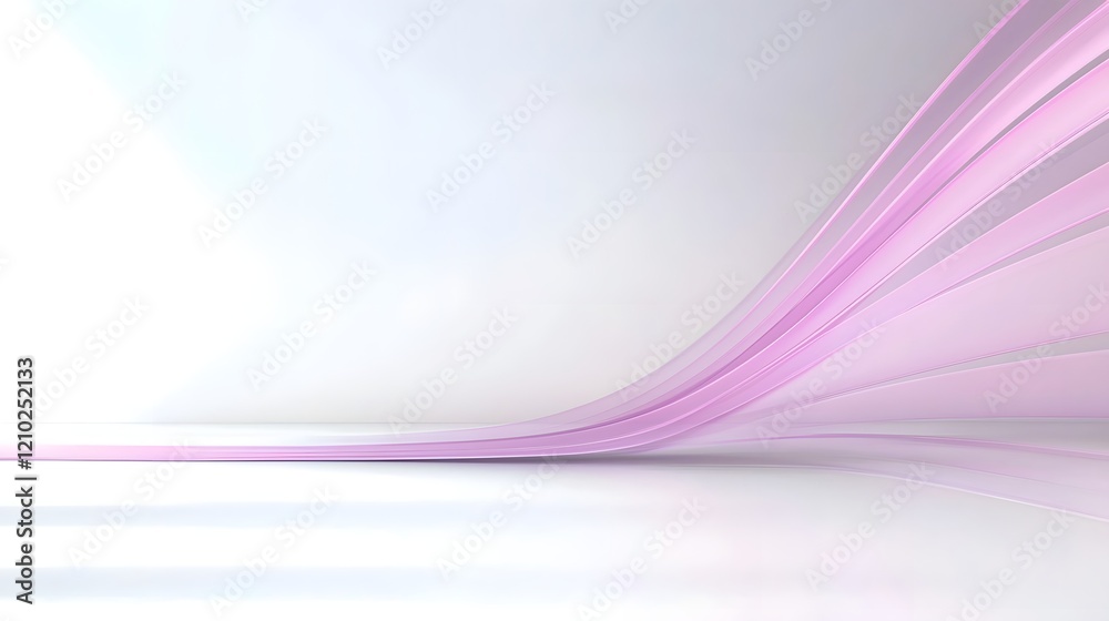 Poster Smooth and Elegant Gradient Light Ray Abstract Background featuring a harmonious blend of soft purple hues luminous rays and subtle shadows for captivating digital designs visual presentations
