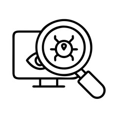 macro tracking icon, macro tracking line art - simple line art of macro tracking, perfect for macro tracking logos and icons