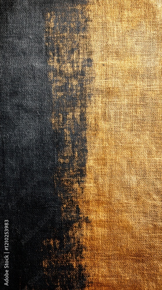 Aufkleber Striking burlap texture with a beautiful gradient transitioning from dark to light tones