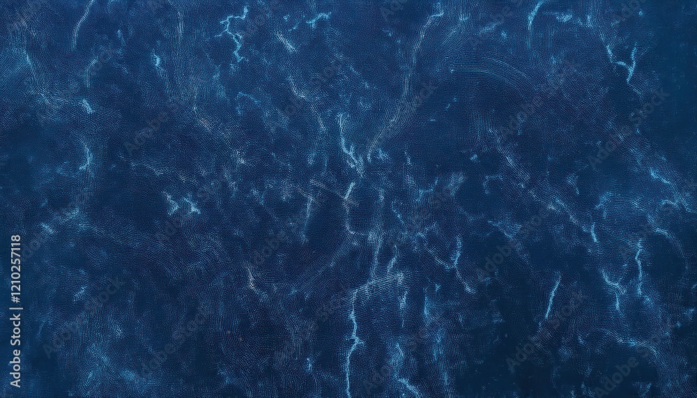 Aufkleber close-up view of abstract deep blue marble texture with intricate white veins and flowing patterns f