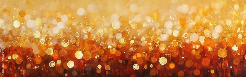 Aufkleber luxurious gradient background with deep gold and rich amber hues creating a festive and elegant atmo