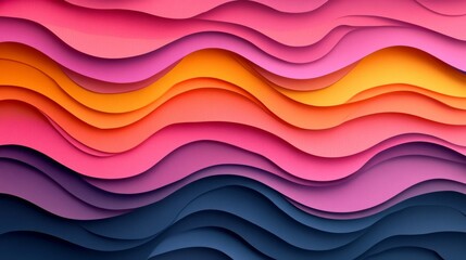 Obraz premium Abstract Colorful Waves Background Texture